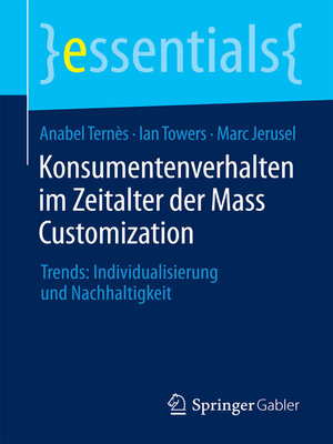 cover image of Konsumentenverhalten im Zeitalter der Mass Customization